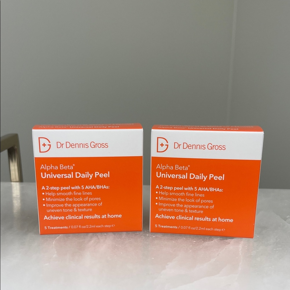 Dr. Dennis Gross Alpha Beta Universal Daily Peel - Orange & White Box (Set of 2)